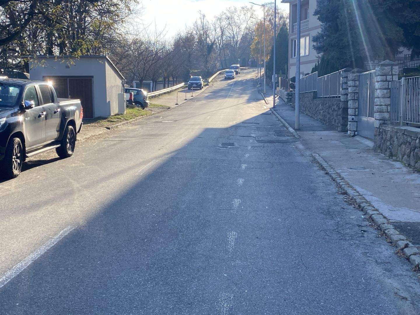 Útlezárás a Munkácsy utcában