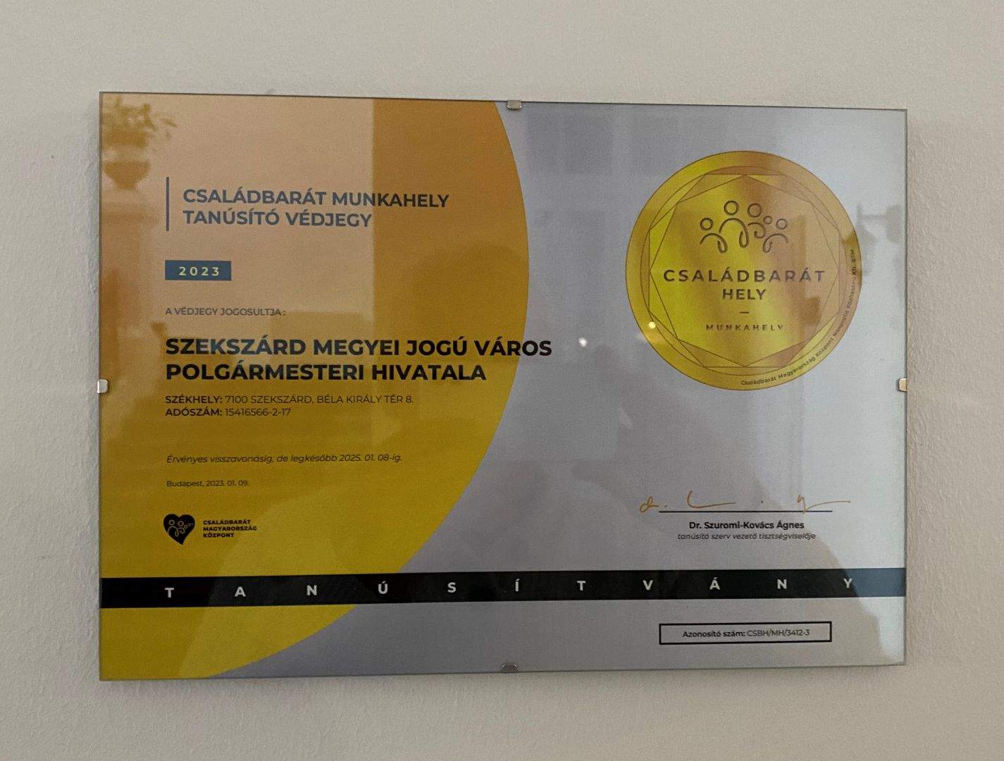 Családbarát munkahely maradtunk
