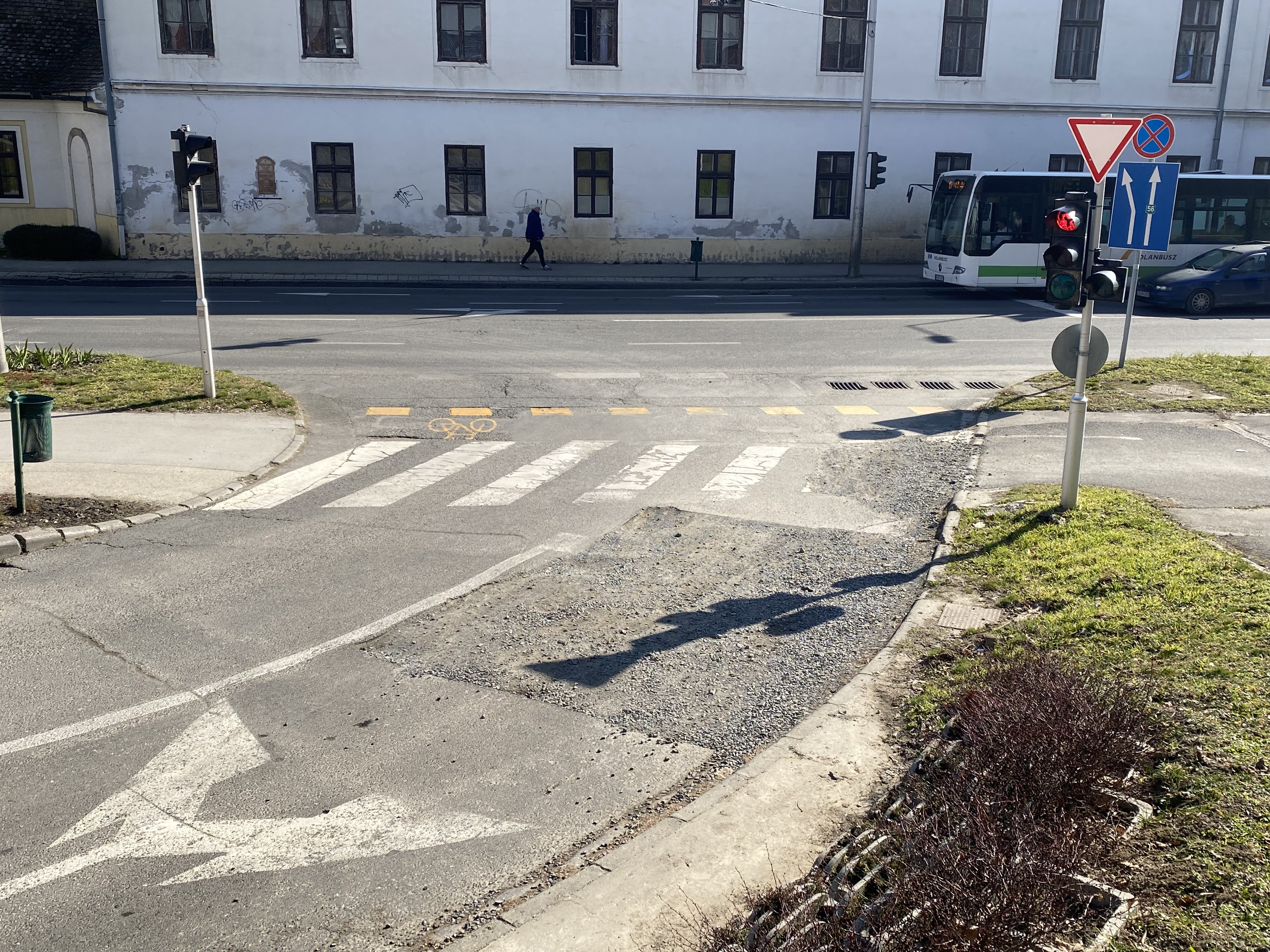 Félpályás útlezárás a belvárosban csütörtöktől
